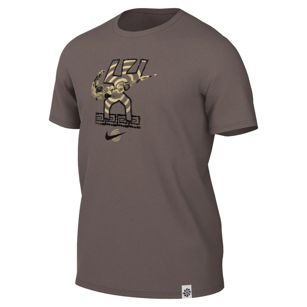 Nike Men's Dri-Fit T-Shirt Training Activewear Basketball Performance,‎ Grey